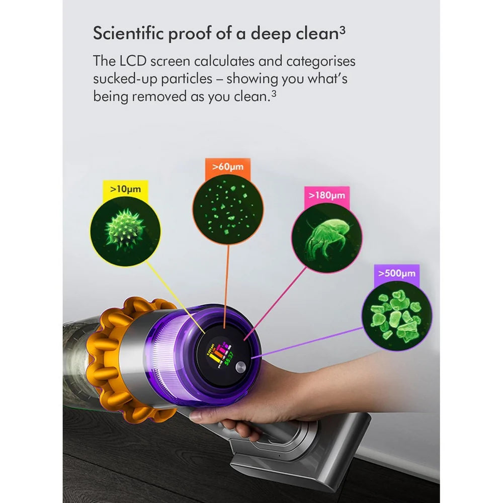 Dyson V15 Detect Extra Cordless Stick Vacuum Cleaner with Floor Dok V15EXTRADOKKIT