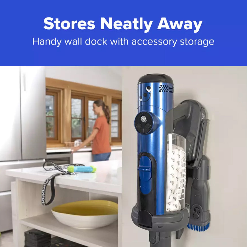 Numatic Henry Quick Pet Cordless Stick Vacuum Cleaner up to 60 Minutes Run Time - Blue 916634