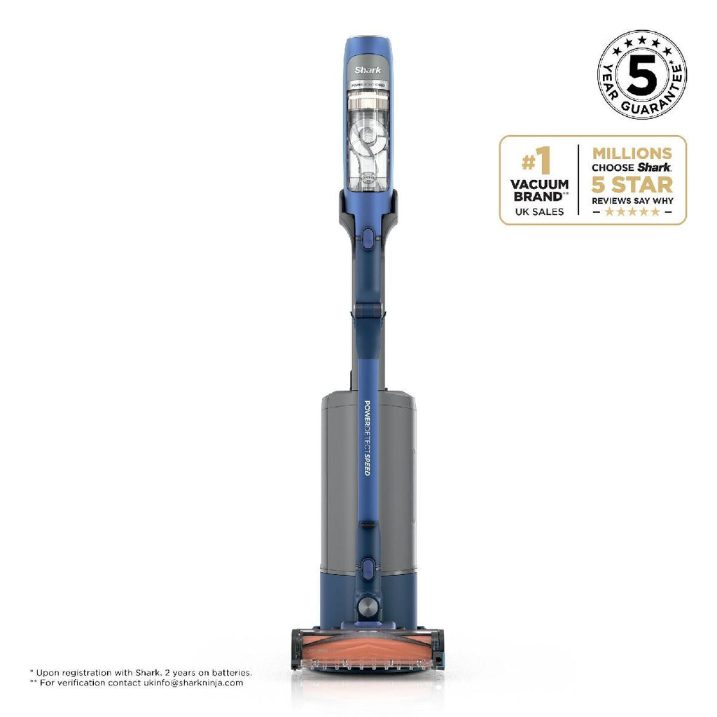 Shark IA3241UKT PowerDetect Speed Clean and Empty Pet Pro Cordless Vacuum Up To 60 Minutes Run Time Ultramarine