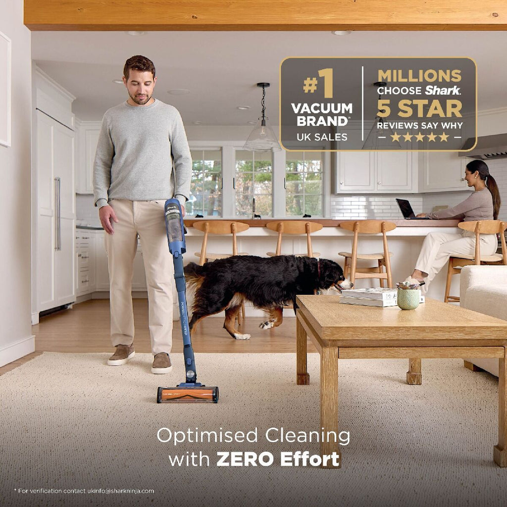 Shark IA3241UKT PowerDetect Speed Clean and Empty Pet Pro Cordless Vacuum Up To 60 Minutes Run Time Ultramarine